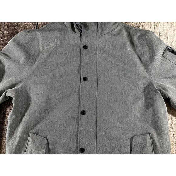Empyre 10kmm Waterproof Heather Grey Snowboarding Jacket Medium - Picture 3 of 8
